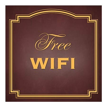 Cgsignlab | חלון WiFi -Classic Brown Free נצמד | 8 x8